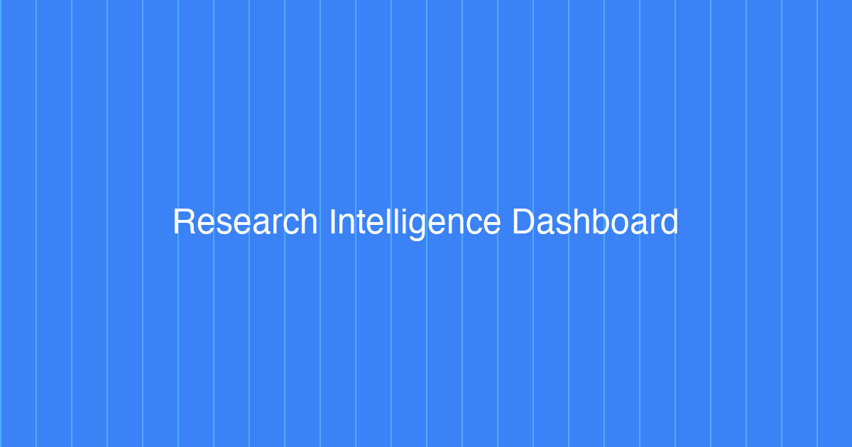 Sales intelligence dashboard showing prospect research data